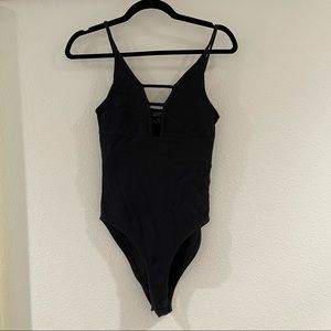 Top shop bodysuit black